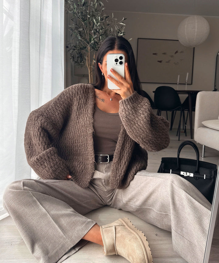Cardigan Devina Braun Ladypolitan ♡